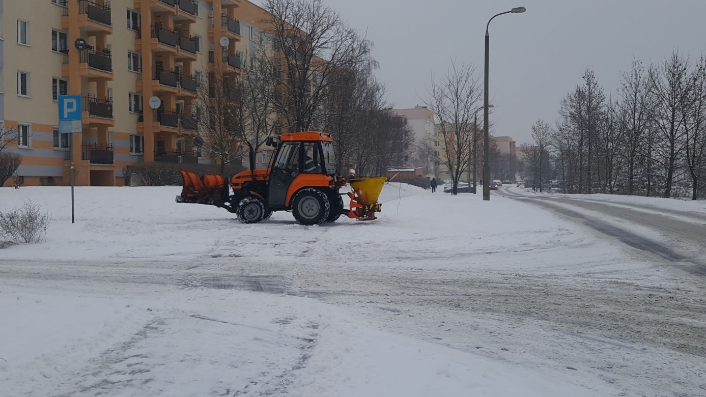 W Bydgoszczy znów prószy śnieg