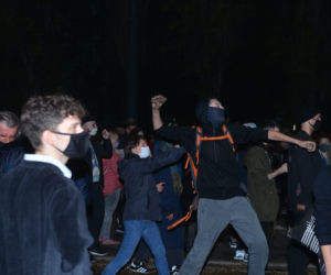 Protest kobiet przeciwko wyrokowi Trybunału Konstysucyjnego w sprawie zakazu aborcji
