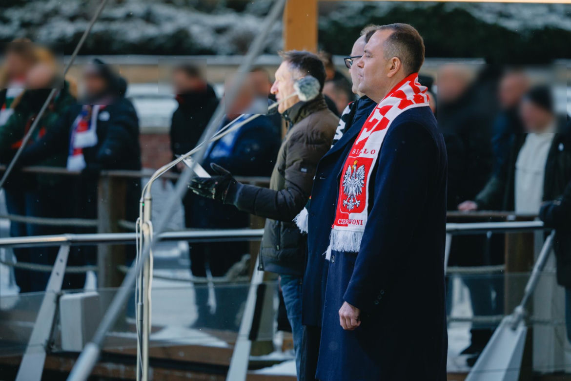 Karol Nawrocki wziął udział w Patriotycznej Pielgrzymce Kibiców na Jasnej Górze