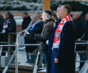 Karol Nawrocki wziął udział w Patriotycznej Pielgrzymce Kibiców na Jasnej Górze