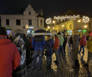 Lex TVN. Protest mieszkańców Nowego Sącza