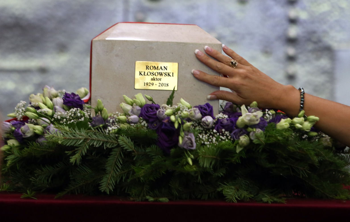 Pogrzeb Romana Kłosowskiego na Powązkach Wojskowych