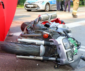 Śmiertelny wypadek motocyklistki w Sosnowcu. Do tragedii doprowadził kierowca Audi