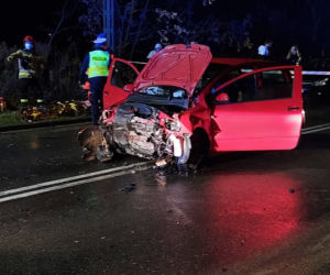Wypadek Iłżecka 19.12.21 Starachowice