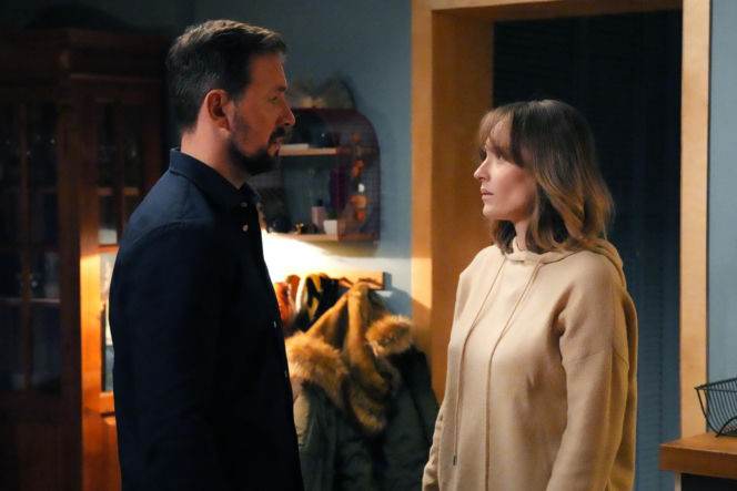 Barwy szczęścia odc. 3363. Renata (Anna Mrozowska), Marcin Kodur (Oskar Stoczyński)