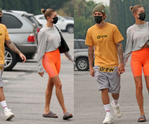 Justin Bieber i Hailey Bieber idą na pilates