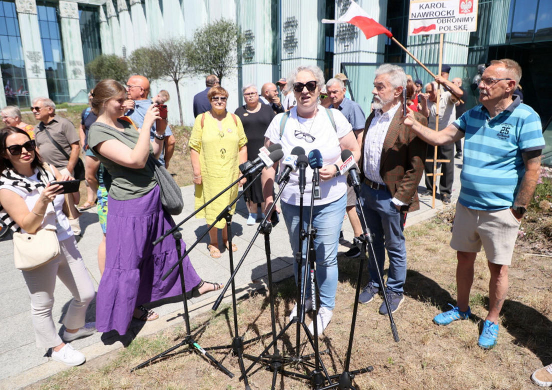 Protesty pod Sądem Najwyższym