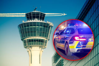 Groźny wypadek na lotnisku. Samochód uderzył w samolot, kierowca ciężko ranny
