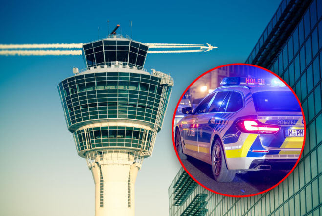 Groźny wypadek na lotnisku. Samochód uderzył w samolot, kierowca ciężko ranny
