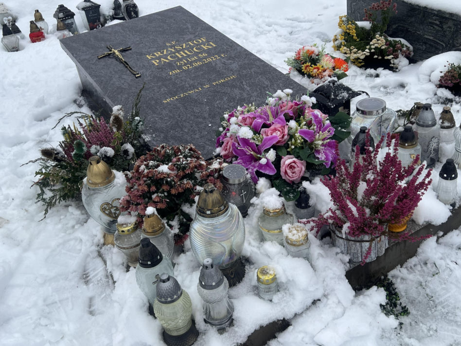 Tak wygląda grób Krzysztofa z "Rolnik szuka żony"