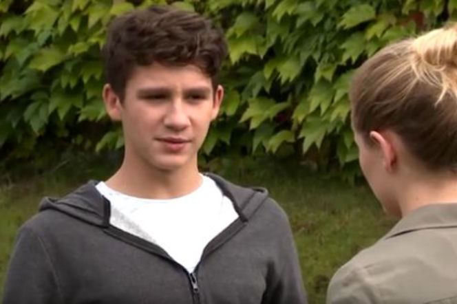 M jak miłość, Mateusz (Krystian Domagała), Justyna (Olga Kalicka)