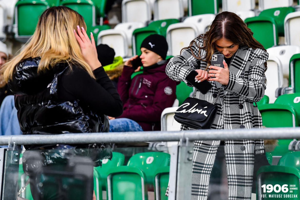 Kibice na meczu Zagłębie Sosnowiec - GKS Katowice