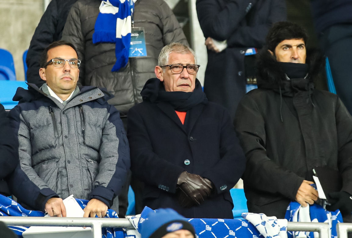 Fernando Santos na meczu w Płocku