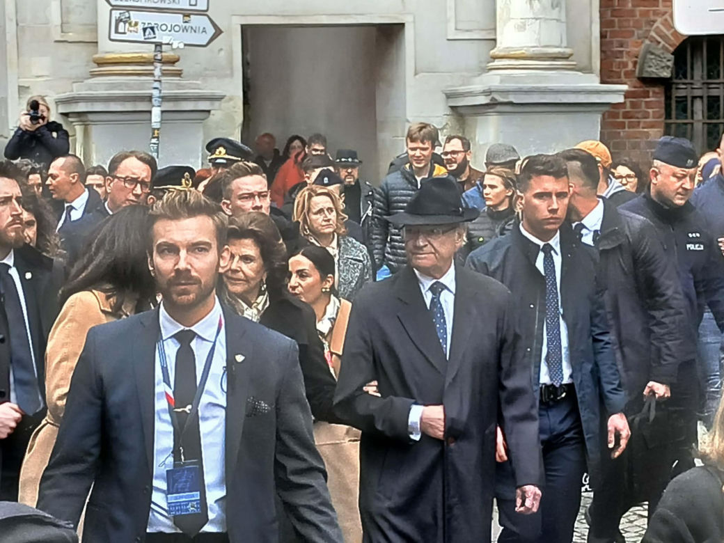 Król Szwecji Karol XVI Gustaw oraz królowa Sylwia w Gdańsku