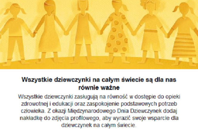 Facebook: Międzynarodowy Dzień Dziewczynek - co to za święto?