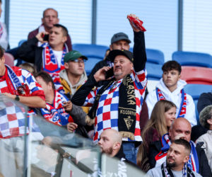 Zdjęcia kibiców i zawodników z derbów Górnego Śląska