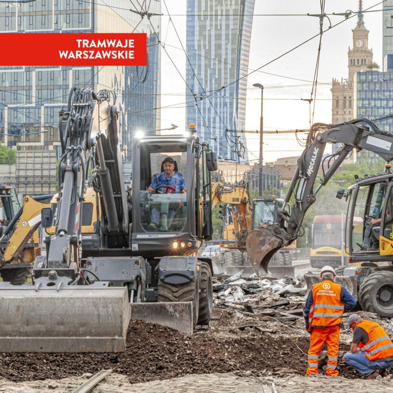 Ruszyły prace na placu Zawiszy. Wszystko rozpkopane, komunikacja na objazdach
