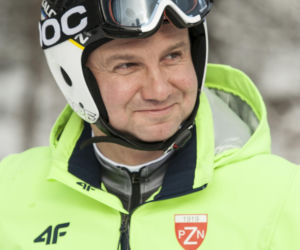 Andrzej Duda narty