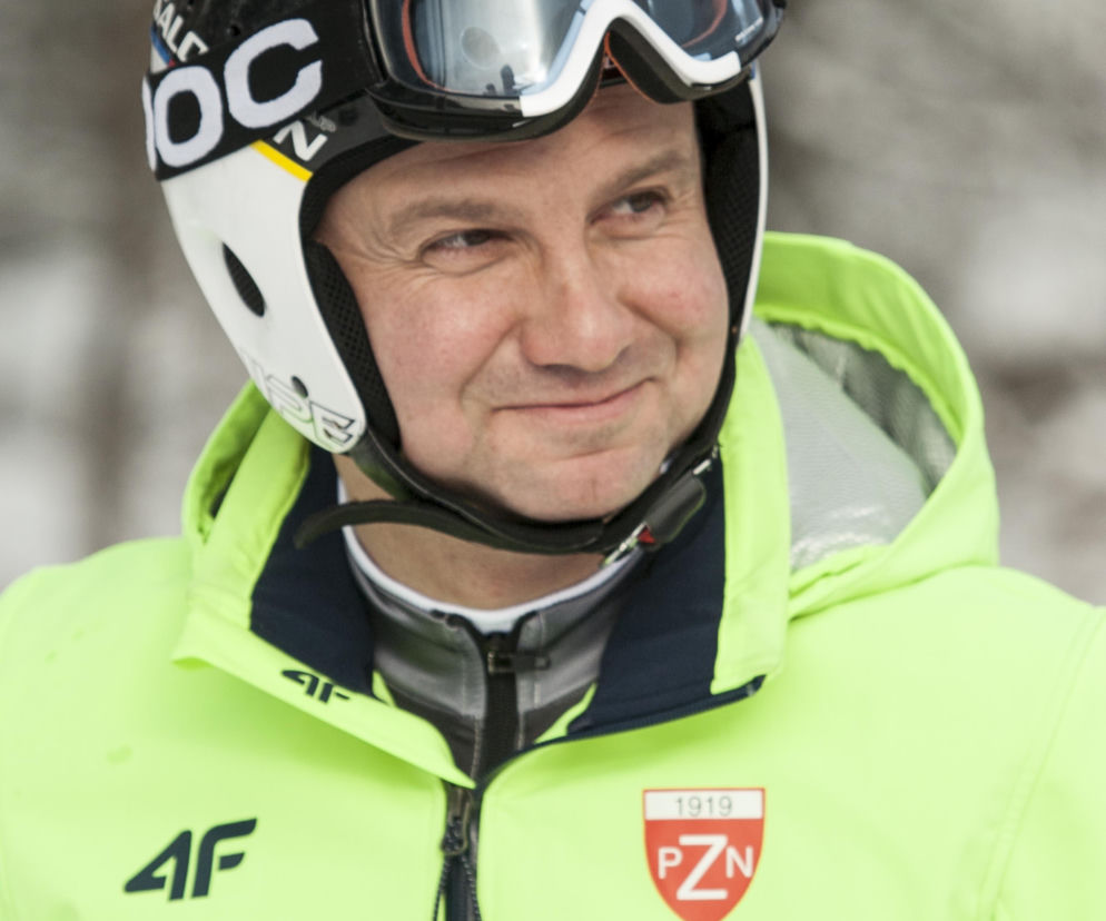 Andrzej Duda narty