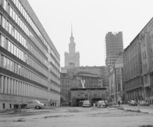 Pałac Kultury i Nauki w Warszawie na archiwalnych  fotografiach (1964 r.)