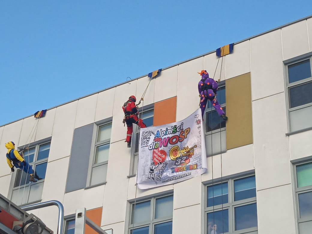 Alpiniści dla WOŚP. Olsztyn 2024