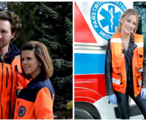 Na sygnale. Martyna (Monika Mazur), Piotr (Dariusz Wieteska), Gabi (Marcelina Zawadzka)