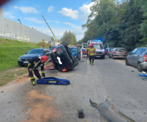 Wypadek na terenie SSE Starachowice