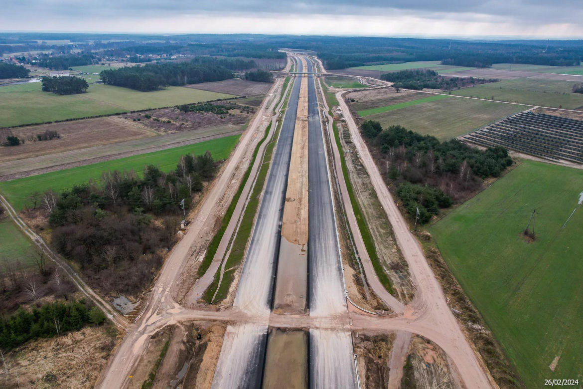 Budowa autostrady A2 Kałuszyn - Groszki