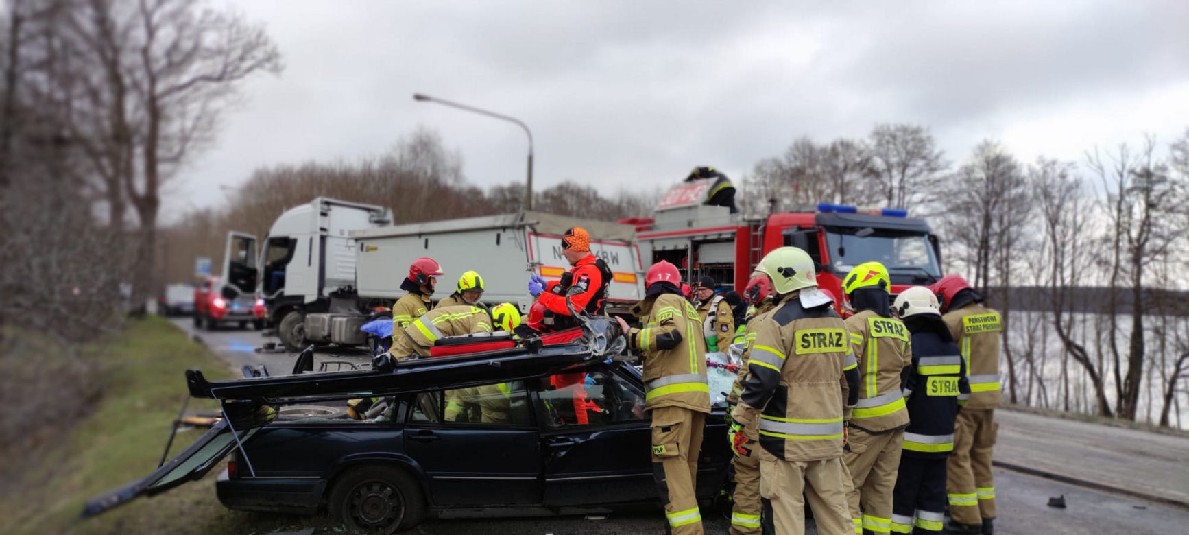 Wypadek przy ul. Bałtyckiej w Olsztynie