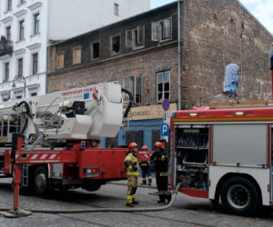 Pożar pustostanu na Ząbkowskiej
