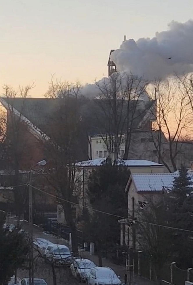 Pożar kościoła w Lublinie. Dramatyczna akcja strażaków!