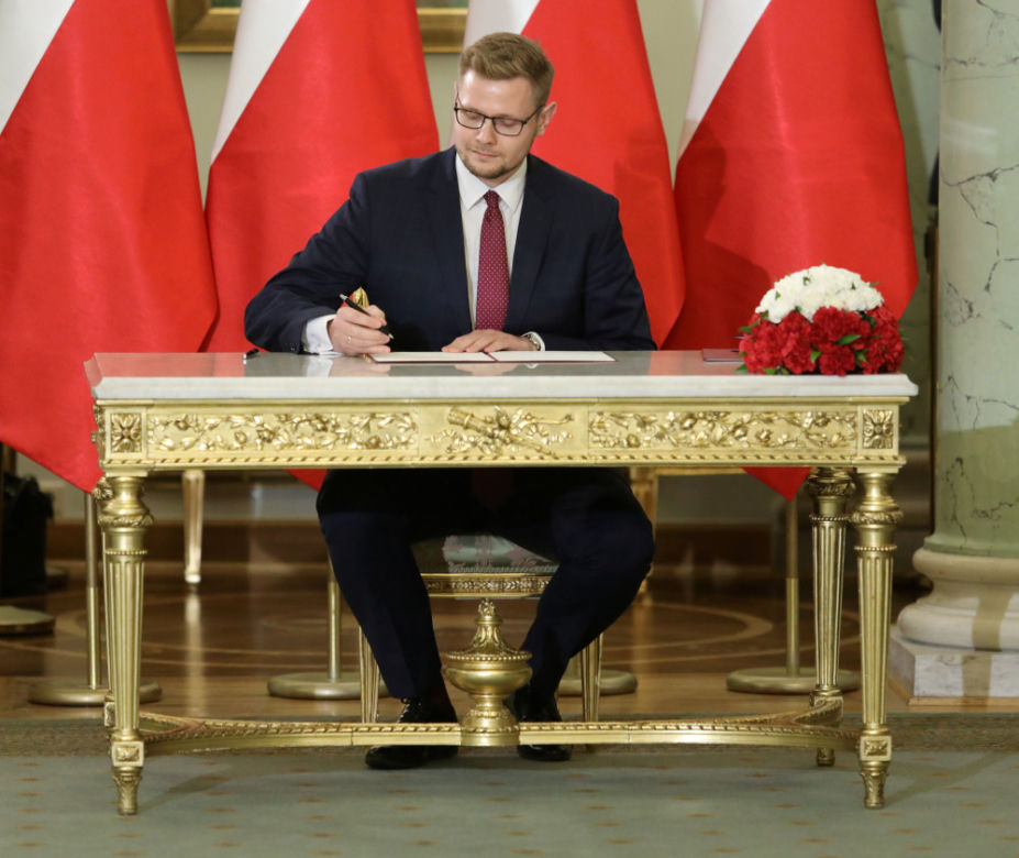 Minister Michał Woś