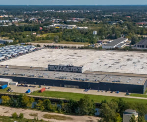 Plac po spalonym centrum handlowym Marywilska 44 w Warszawie
