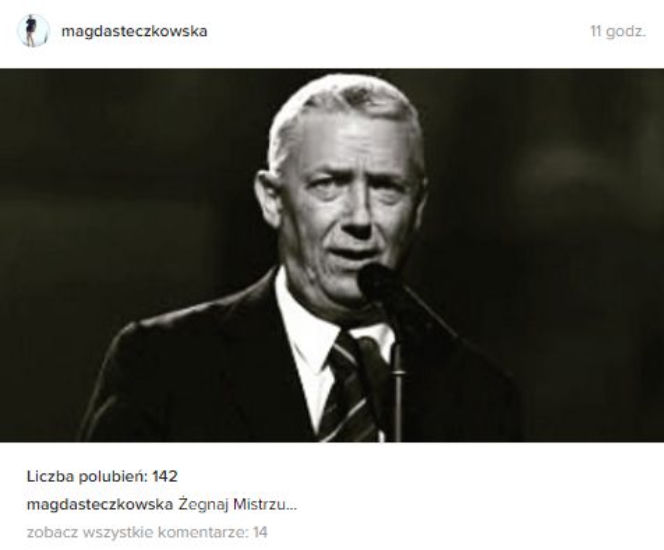 Znani żegnają Młynarskiego