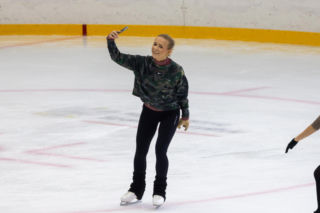 Aneta Zając na łyżwach
