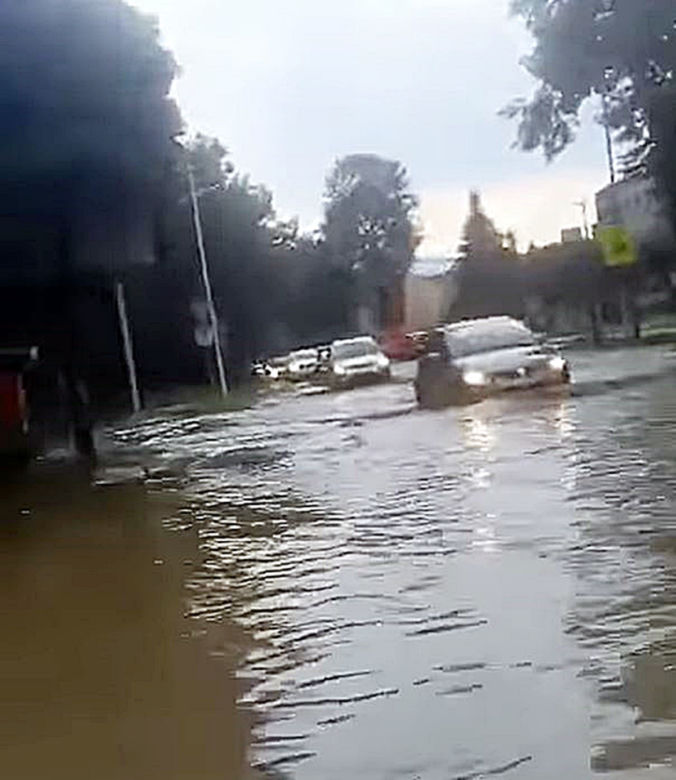 Gwałtowna burza w Żywcu