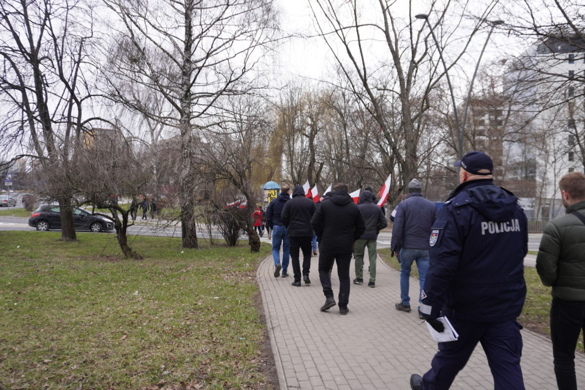Protest rolników w Białymstoku. Przemarsz ulicami miasta 4 marca