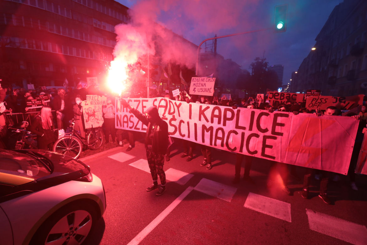 Strajk kobiet w Warszawie