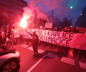 Strajk kobiet w Warszawie