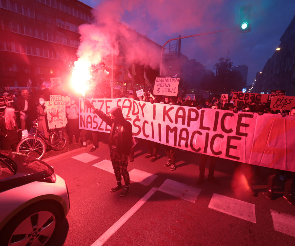 Strajk kobiet w Warszawie