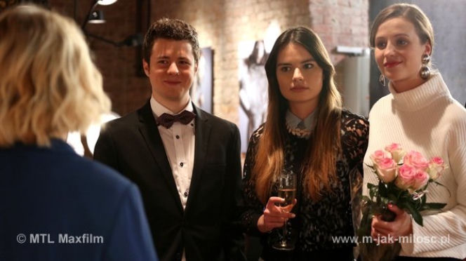 M jak miłość odc. 1114. Łukasz (Adrian Żuchewicz), Kamila (Iga Górecka)