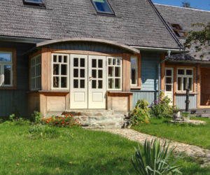 Drewniany dom na Podlasiu