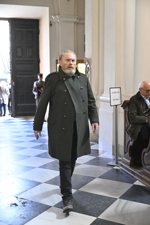 Daniel Olbrychski na pogrzebie Zofii Kucówny