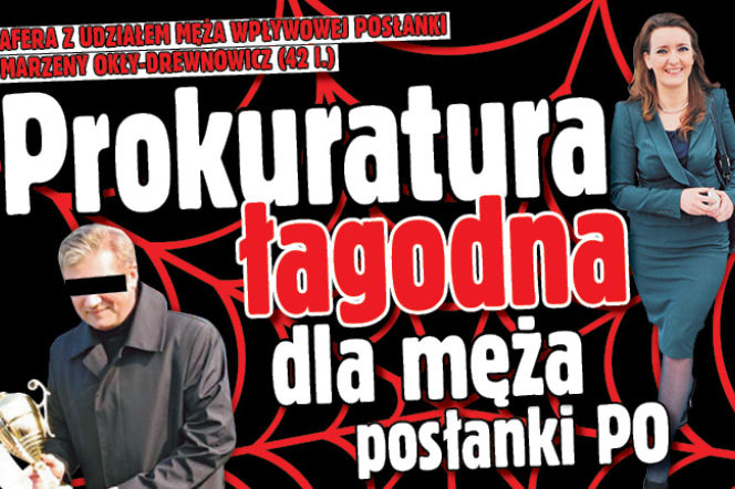 Prokuratura łagodna dla męża posłanki PO