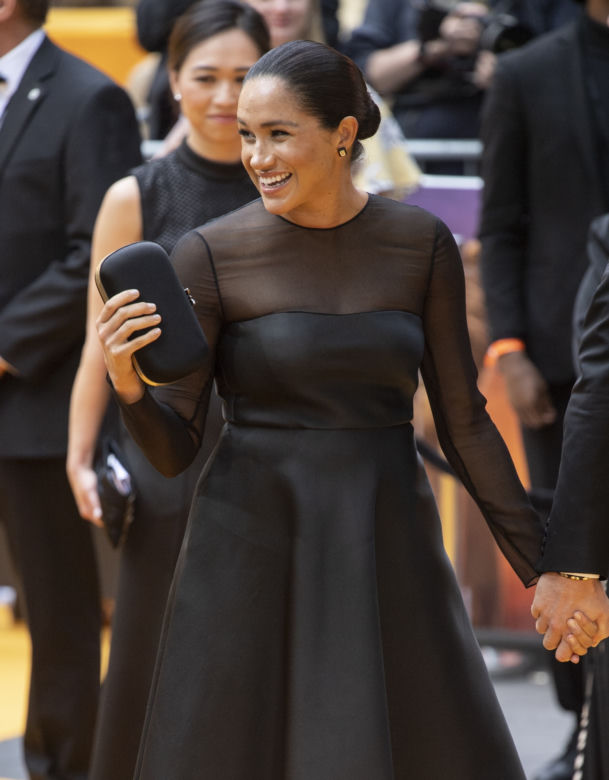 Gwiazdy na premierze filmu Król Lew - Meghan Markle