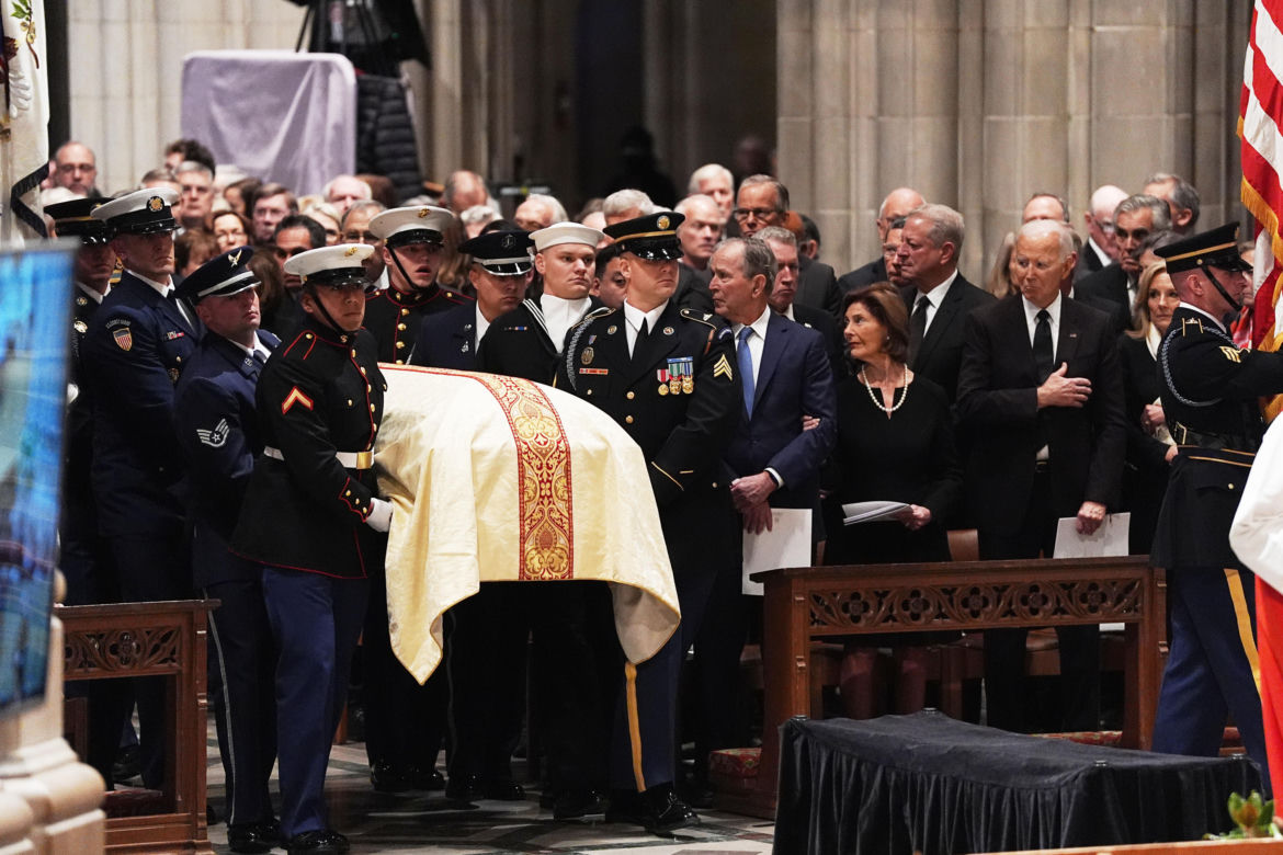 Bush, Biden i Harris wzięli udział w pogrzebie b. wiceprezydenta Dicka Cheneya