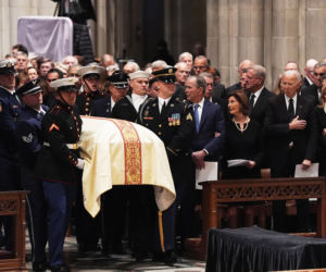 Bush, Biden i Harris wzięli udział w pogrzebie b. wiceprezydenta Dicka Cheneya