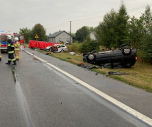 Karambol na drodze pod Mławą! Nie żyją 2 osoby