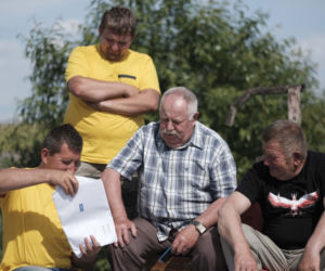 Rolnicy. Podlasie. Urodziny Gienka nad Zalewem Siemianówka