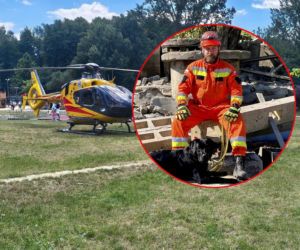 Pszczoła użądliła pięciolatka w podniebienie. Śmigłowiec LPR lądował nad jeziorem